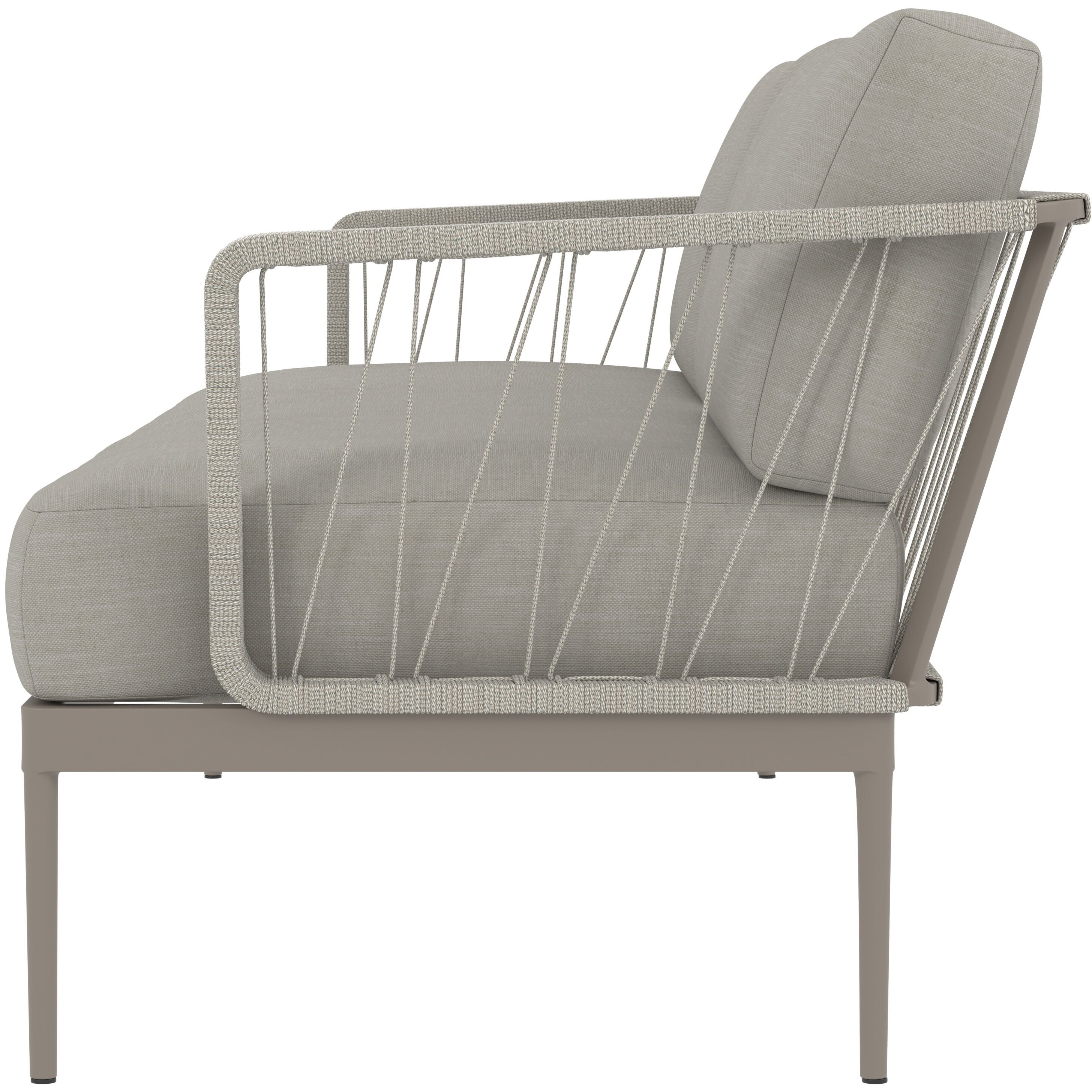 Catania Grey / Palazzo Taupe Outdoor Sofa